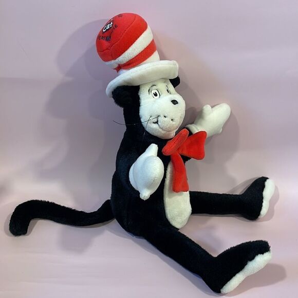 Vintage 2003 Dr. Seuss’ The Cat In The Hat Movie Plush Hand Puppet - Collectable - Picture 2 of 11
